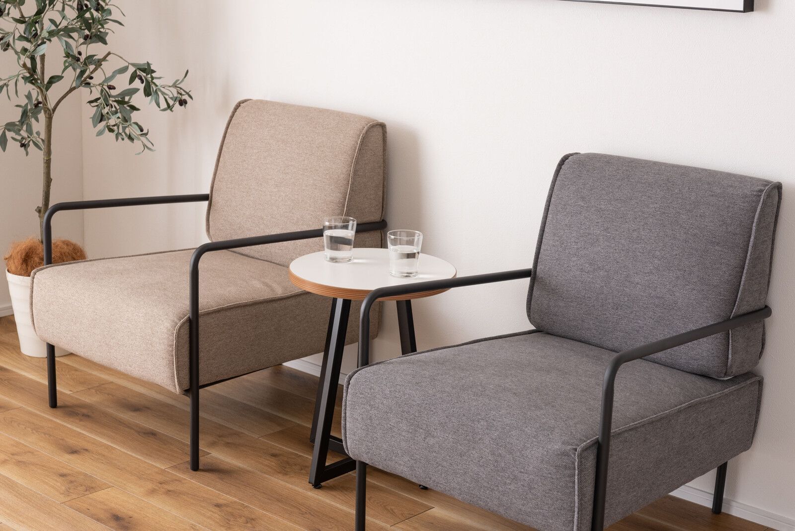 1人掛 リビングソファ 幅64cm ダイニングソファ チェア 肘掛け ソファ クッション