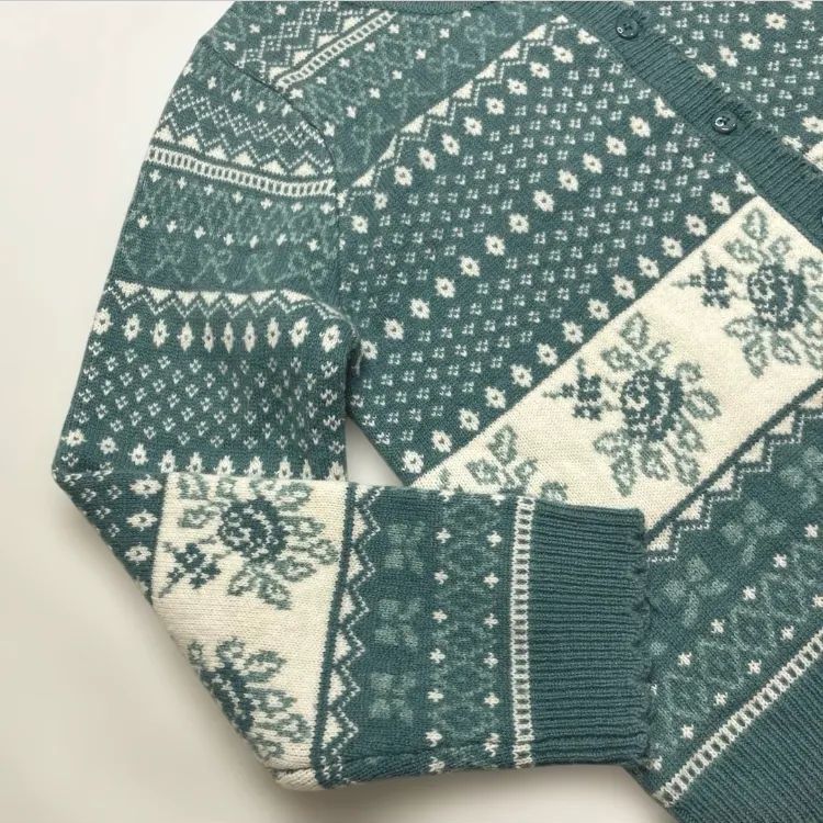  ピンクハウス グリーン 編み ニットカーディガン 春 長袖 カーディガン ボレロ アンサンブル