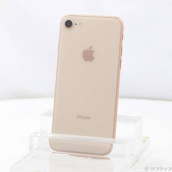 iPhone 8 64GB ゴールド SIMフリー 本体 箱付き 中古品〕 iPhone8 64GB ゴールド MQ7A2J／A SIMフリー【262】 64GB