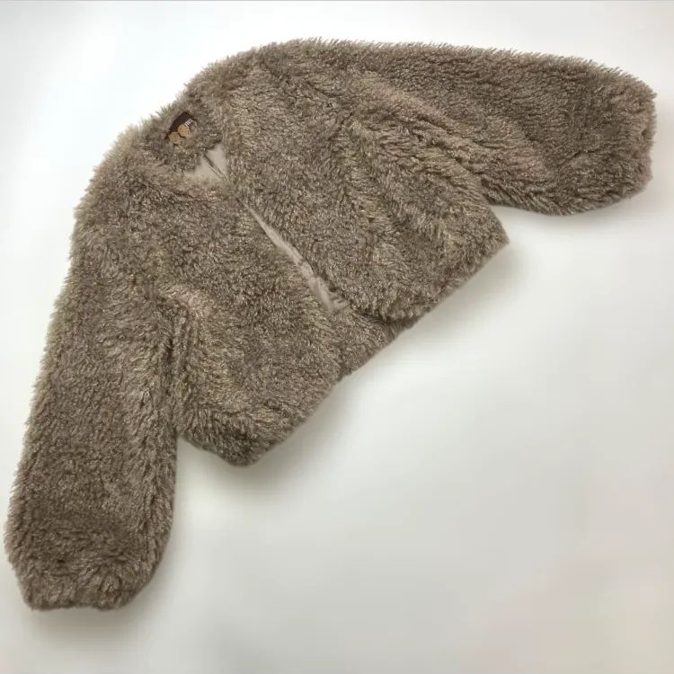 ピンクハウス モカ茶 ショートボアジャケット