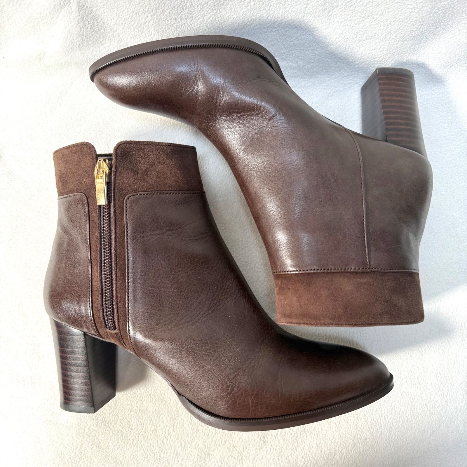 極美品・未使用級✨ダイアナ サイドジップ ポインテッドトゥ レザー