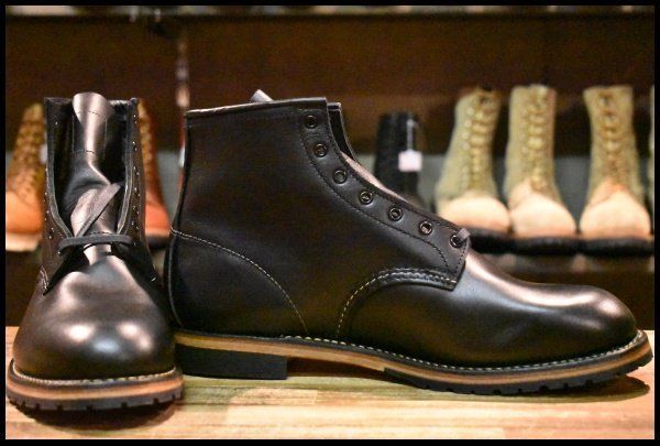 11 D 19年 レッドウィング 9414 ベックマン ブラック フェザーストーン プレーントゥ ブーツ 9014 redwing FJ 313