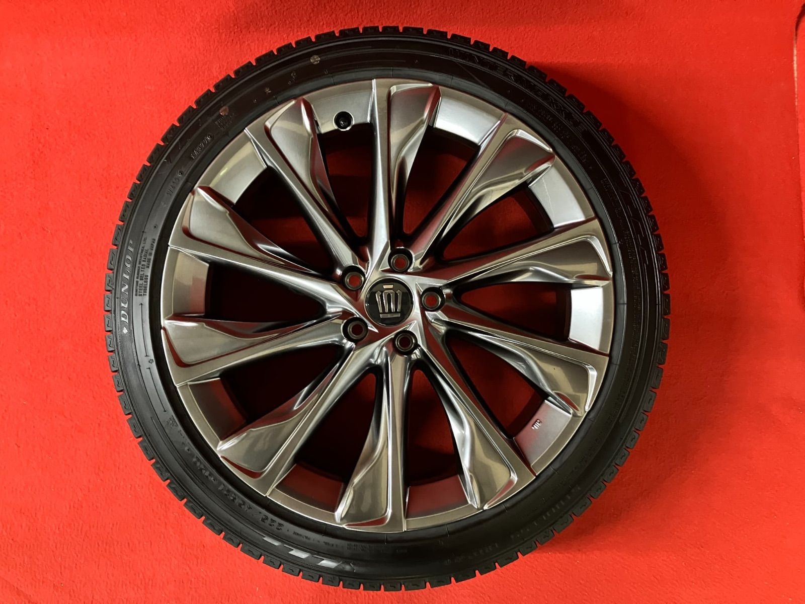 225/45R21 スタッドレスタイヤ ホイール4本セット (5/114車用) DUNLOP