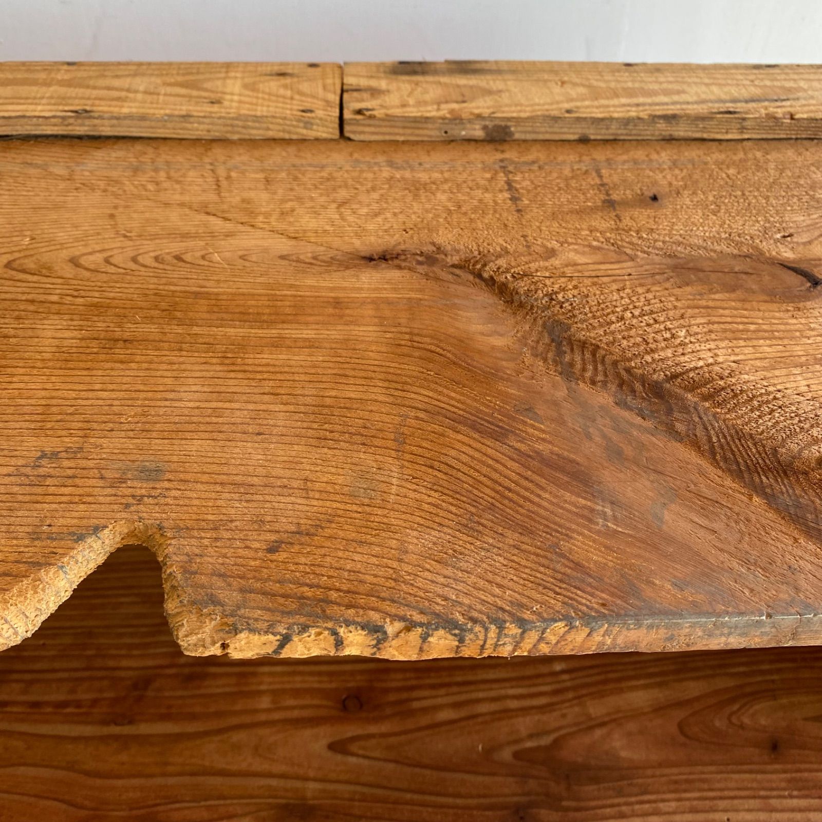 アンティーク チェスト 棚 本棚 ローボード 無垢材 無塗装 y198 - メルカリ