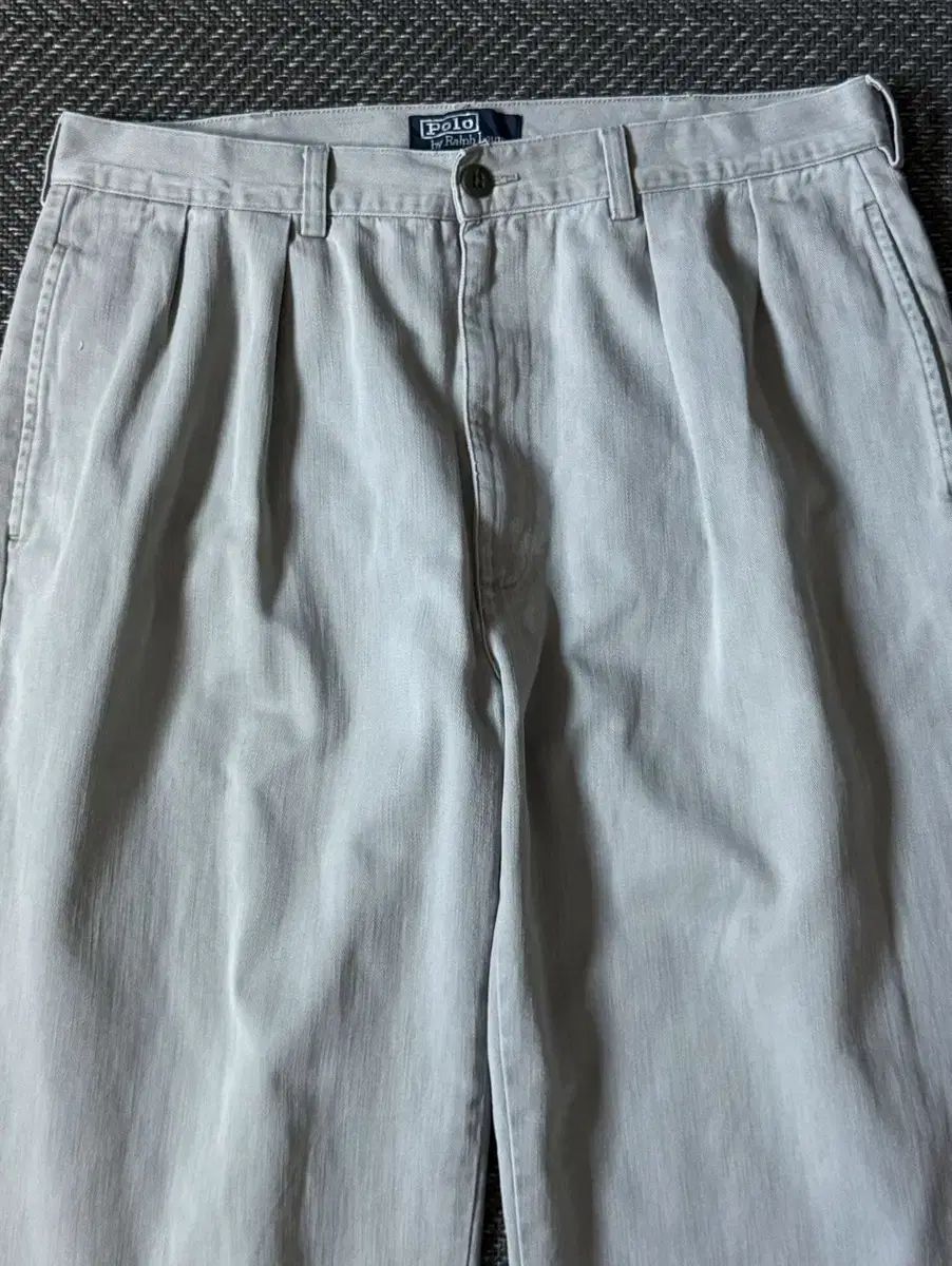 90年代 ポロ ラルフローレン アンドリュー ダブル プリーツ チノ パンツ