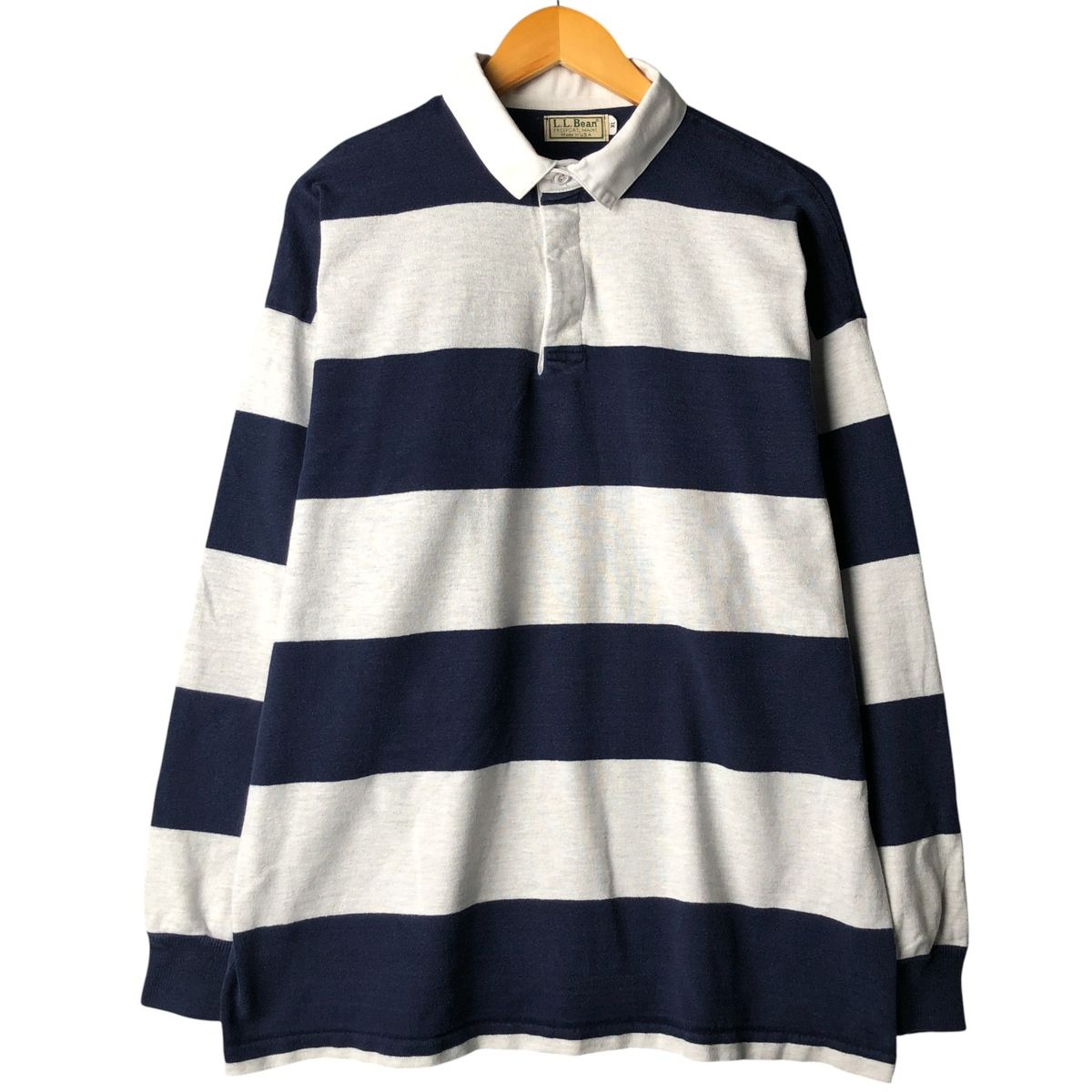 古着 80~90年代 エルエルビーン ヘンリーネック ロングT 古着 80~90年代