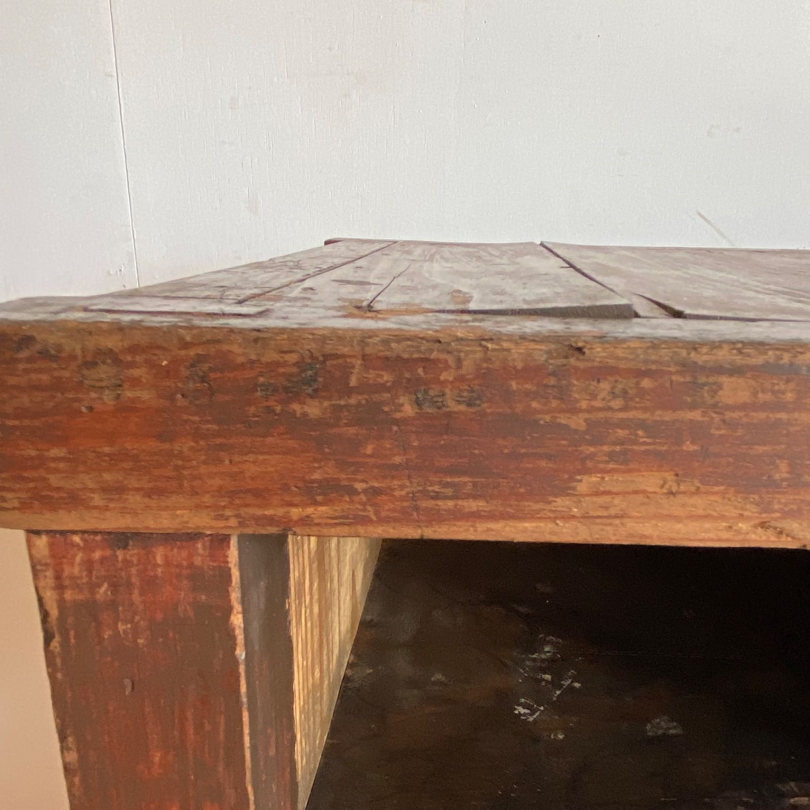 アンティーク 水屋箪笥 チェスト 棚 無垢材 y196 MARWIL-DEMENAGEMENTS_CH