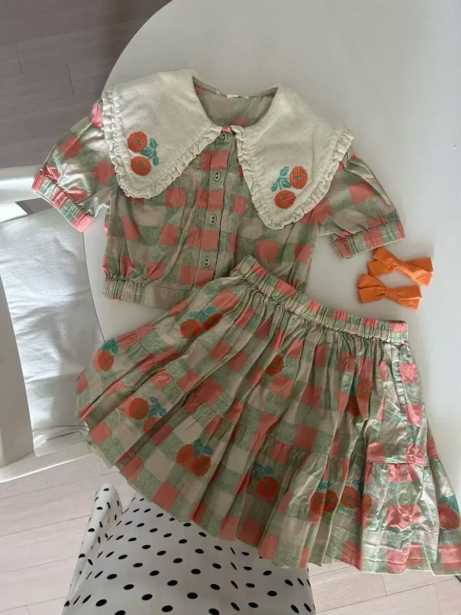 ボンジュールダイアリー ショップ 4y スカート上下セット Bonjour