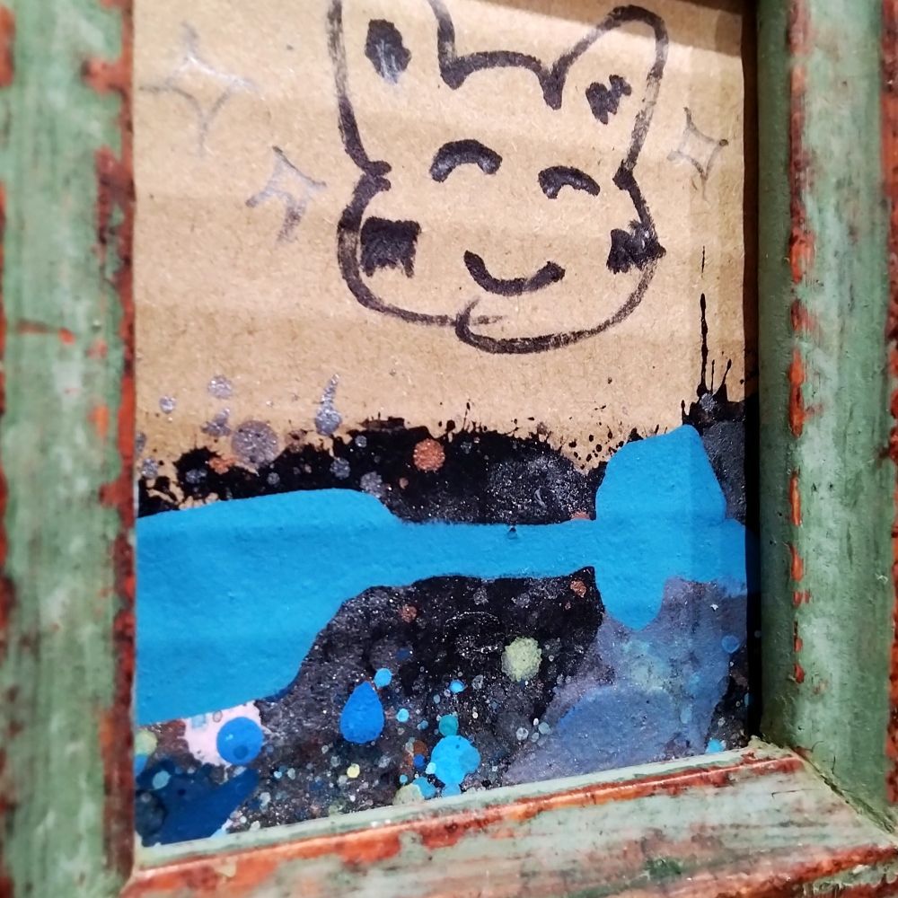 内野隆文 うさたん うさぎ 絵画 ドローイング 抽象画 現代アート