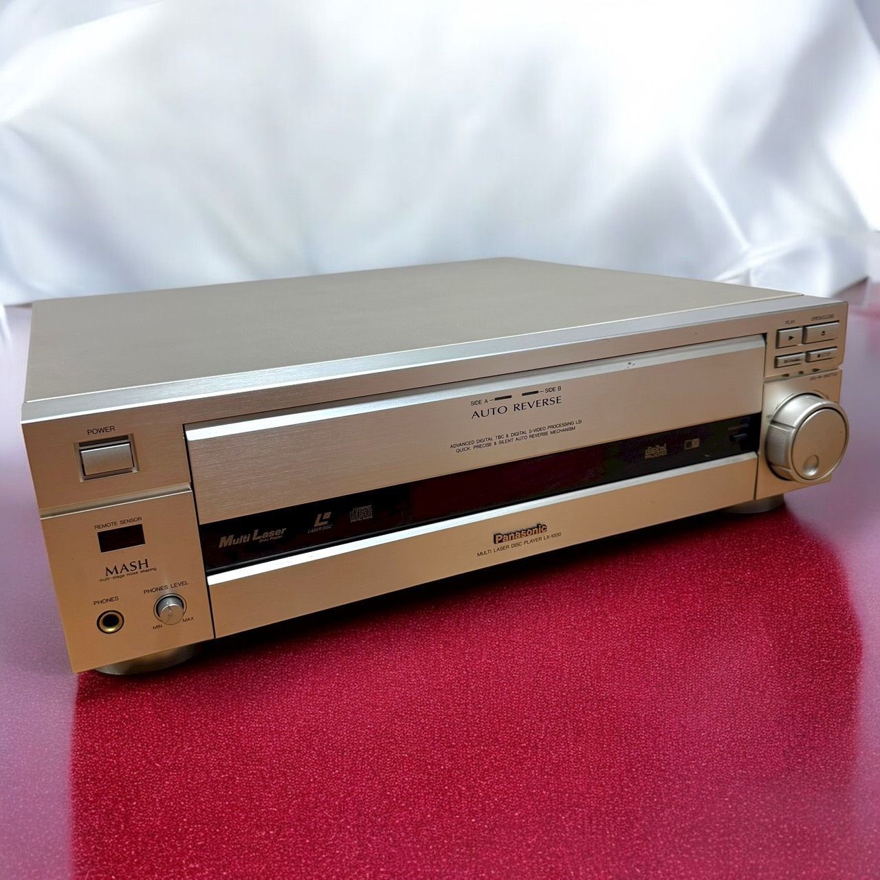 B Panasonic パナソニック LX 1000 レーザーディスクプレイヤー MULTI LASER DISC PLAYER LDプレイヤー