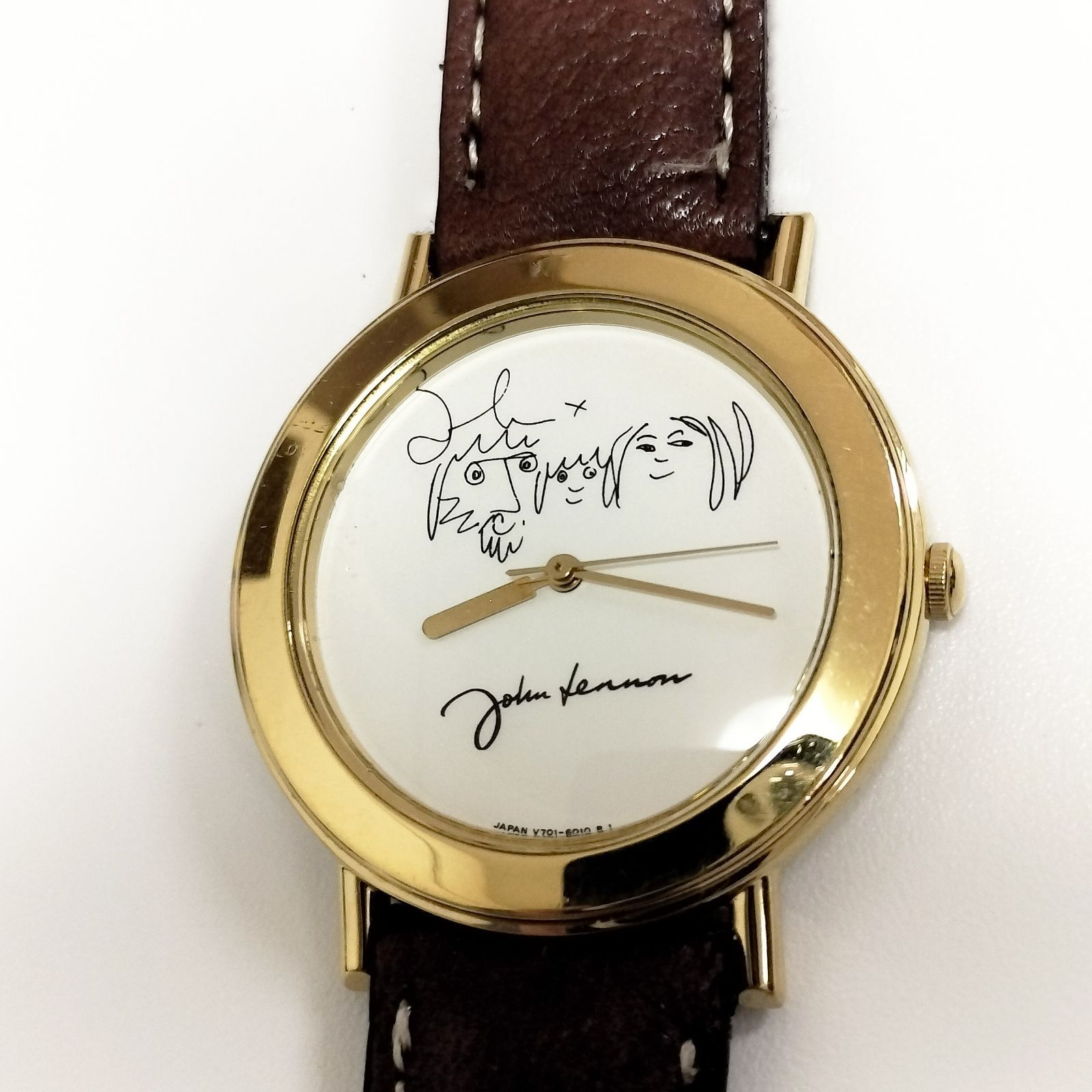 ジョン・レノン John Lennon デザインウォッチ V701-8000（ブラウン