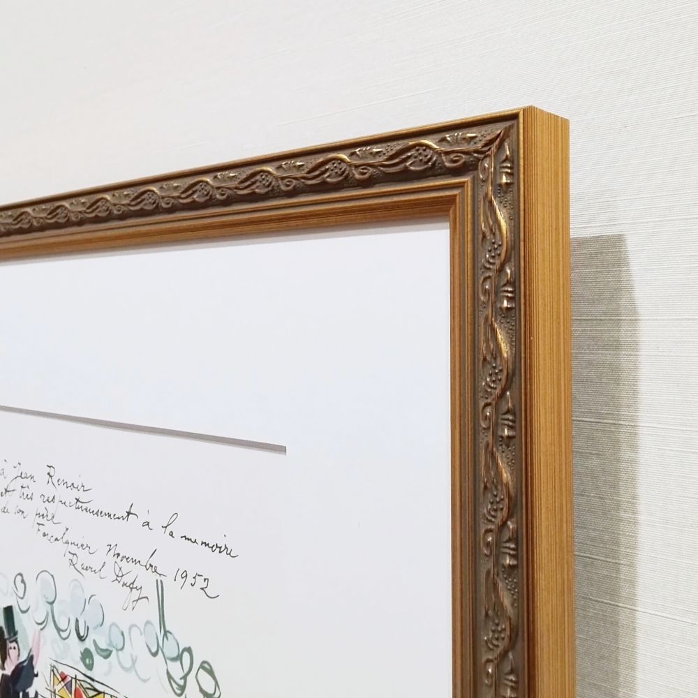 ラウル・デュフィ 画家への手紙 ルノワールに捧ぐ 1965年 リトグラフ