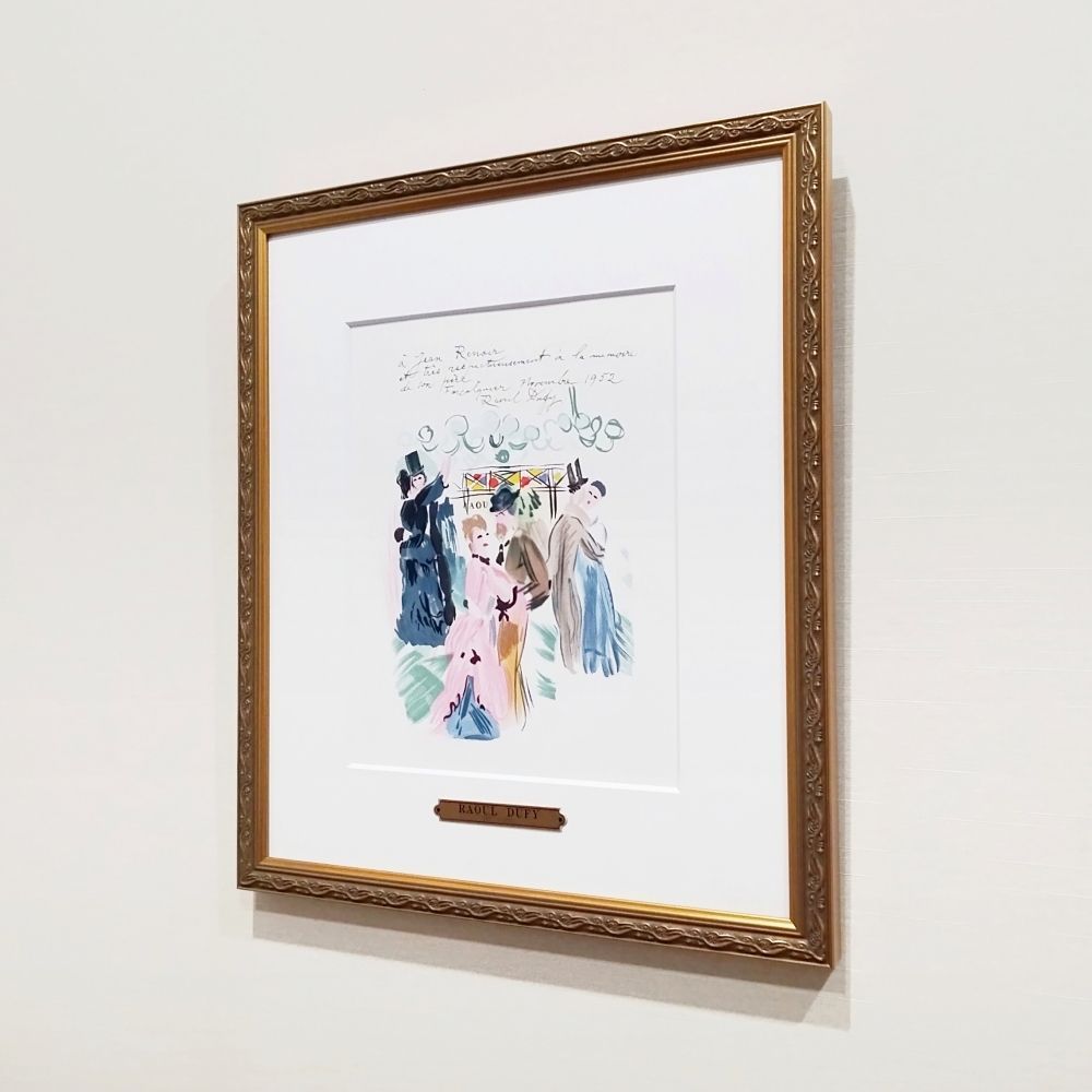 ラウル・デュフィ 画家への手紙 ルノワールに捧ぐ 1965年 リトグラフ