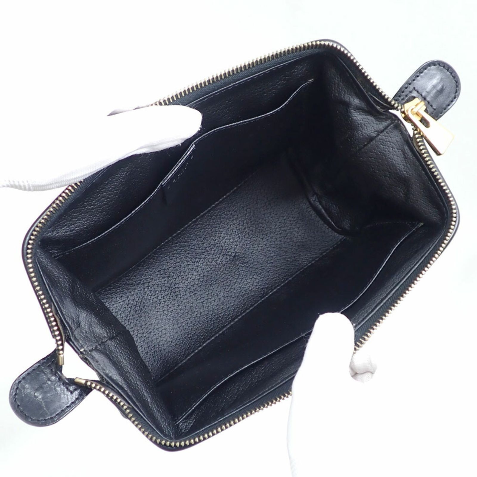 セリーヌ Celine セリーヌ ポーチ レディース ブラウン ブラック 茶色 黒 PVC レザー DECORATOM_COM_BR