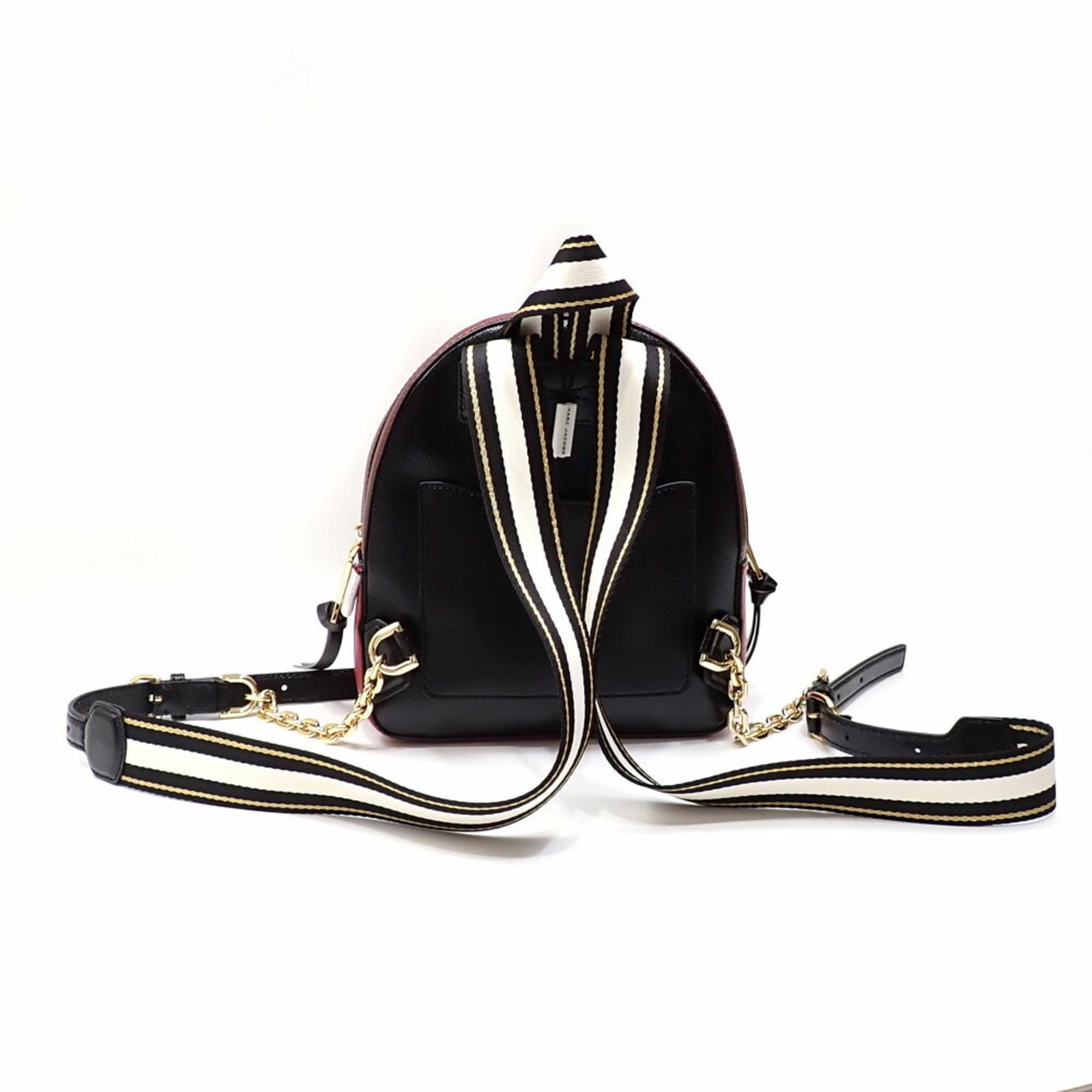 マーク ジェイコブス Marc Jacobs マークジェイコブス パックショット リュックサック レディース ブラック レッド レザー M0013992 バックパック デイパック