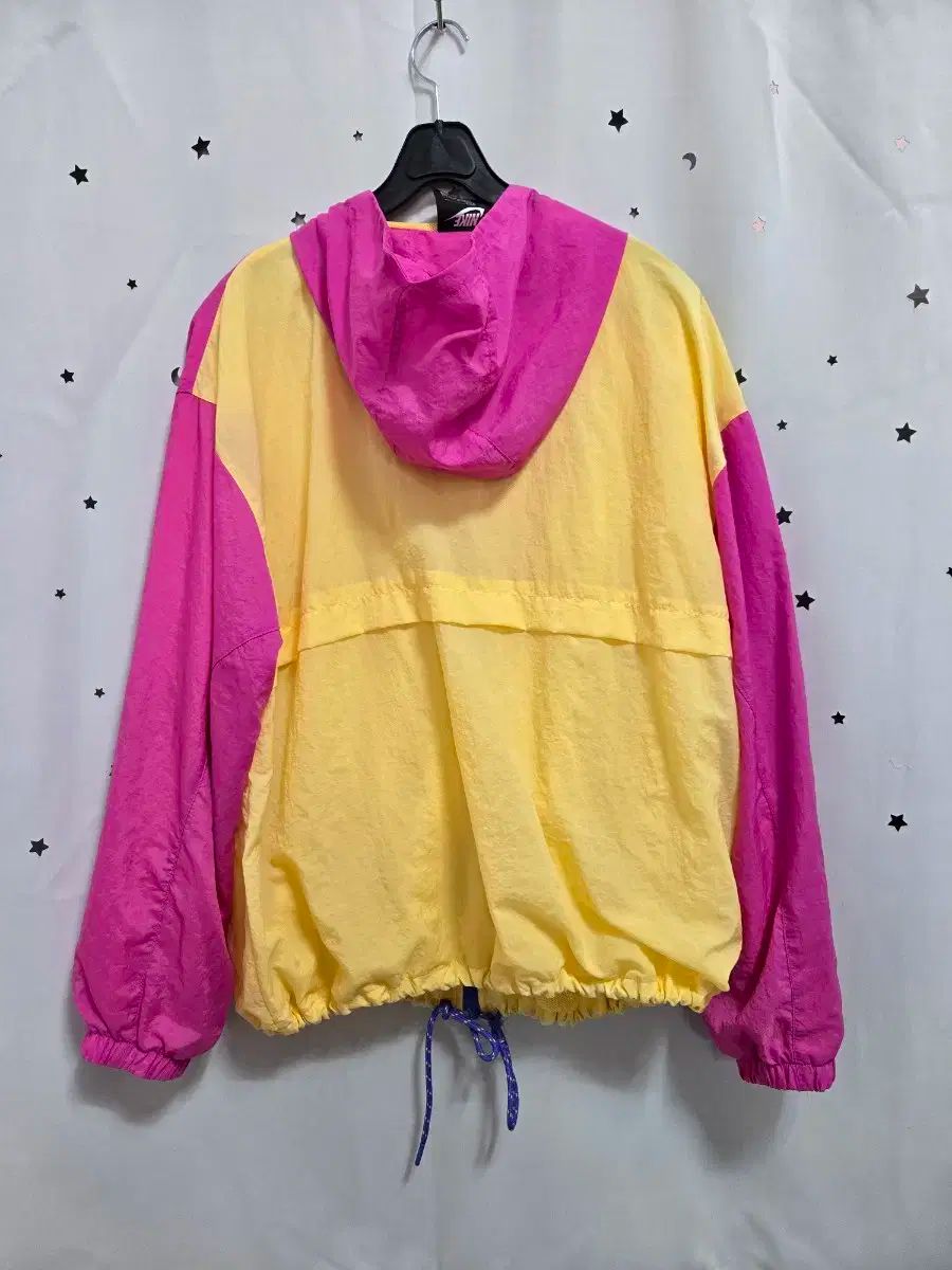 ナイキ ピンク イェロー WHO フード ウィンドブレーカー ジャケットL