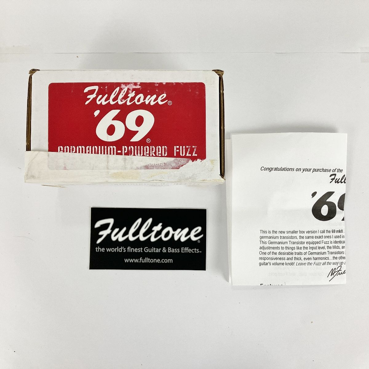 Fulltone 69 MkII ファズ エフェクター ギター フルトーン 音響機材 Y10560362