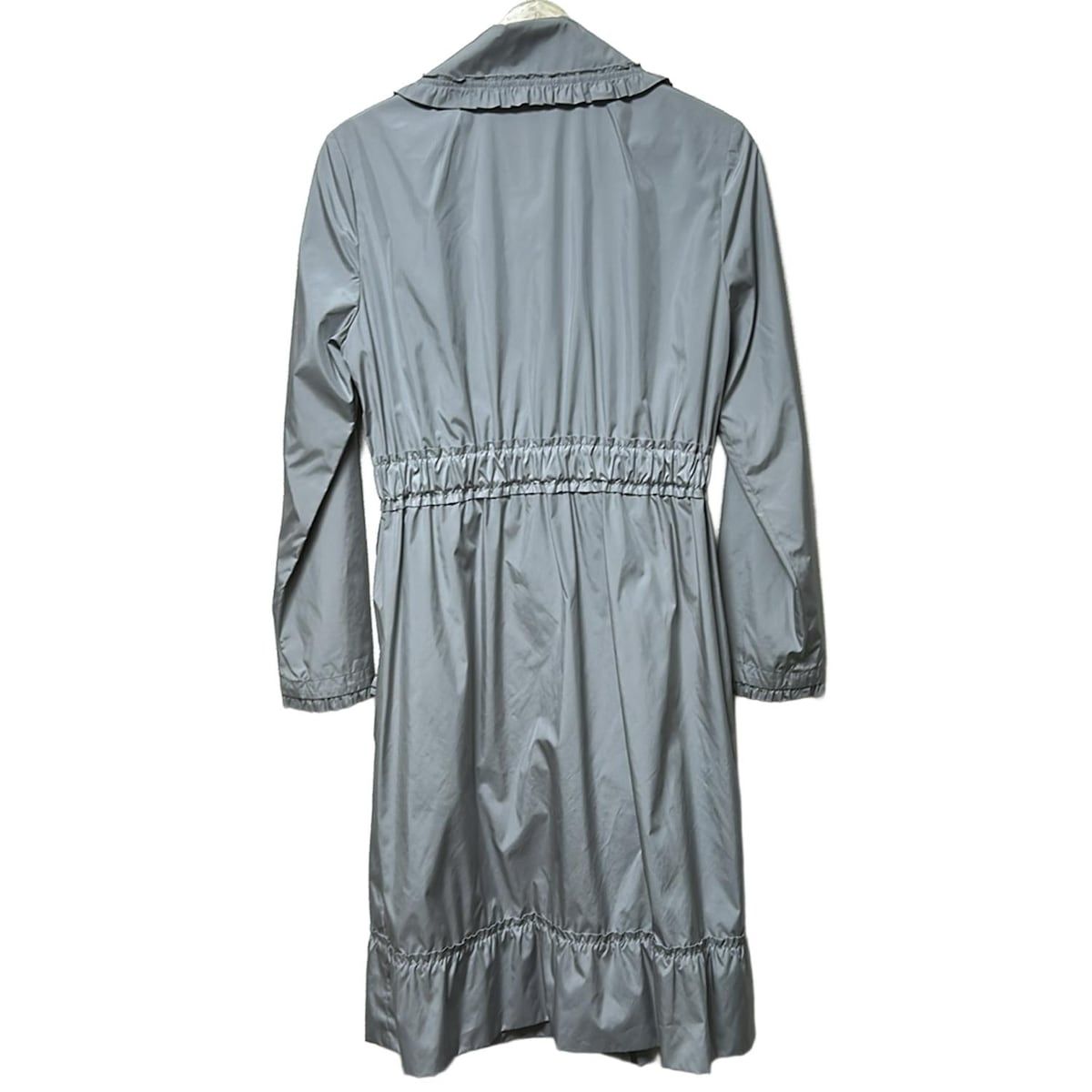 Leilian レリアン コート サイズ9 M レディース - グレー 長袖 フリル 春 秋