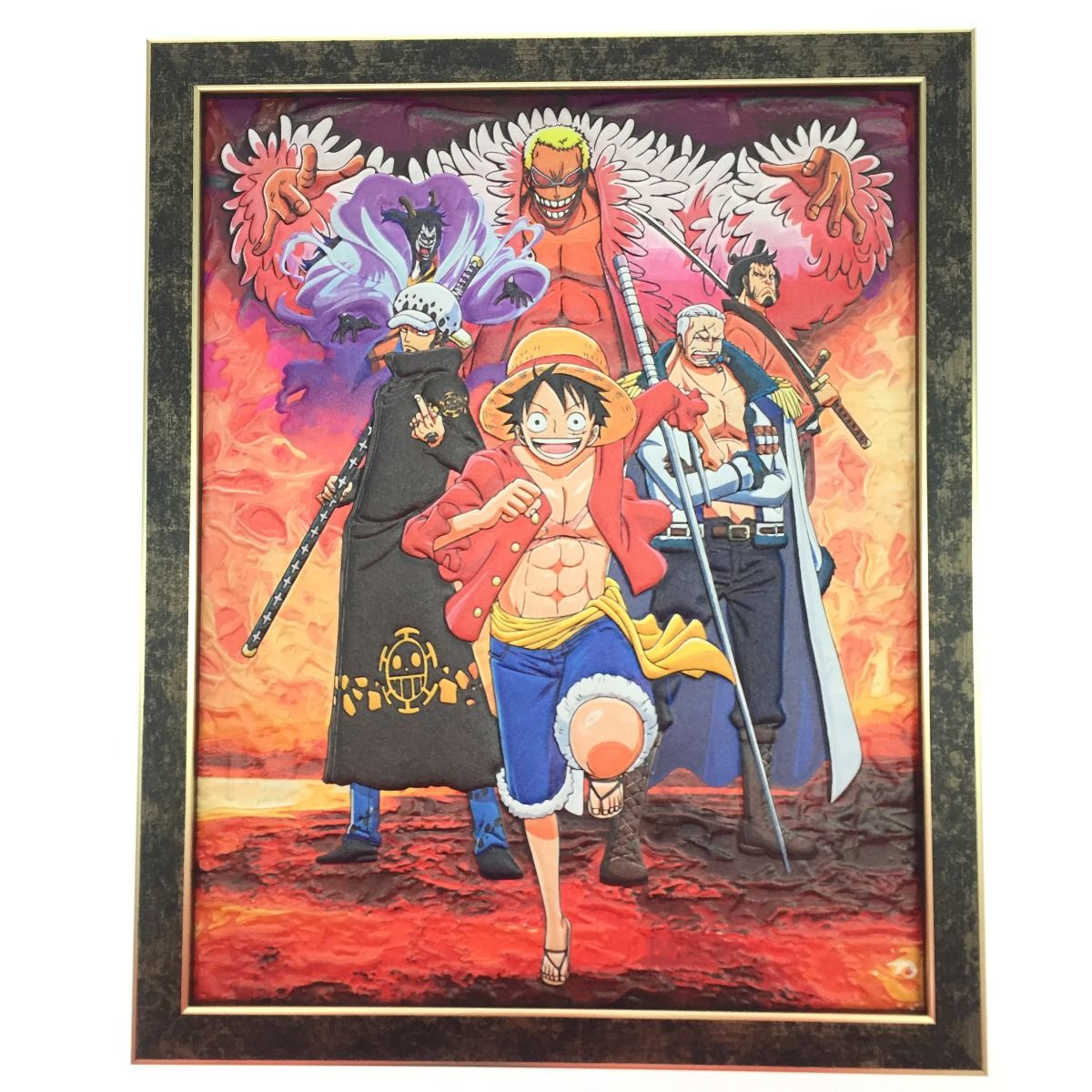 デジタル絵画カシオアート ONE PIECE パンクハザード燃える島