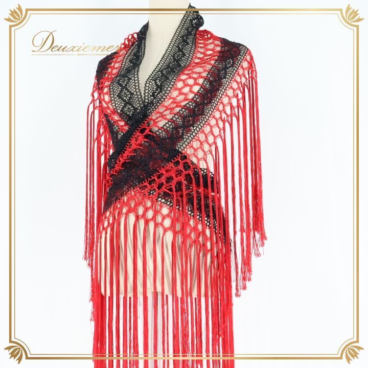 美品 フラメンコ衣装】グレー シージョ ピキージョ フレコ 編み込み