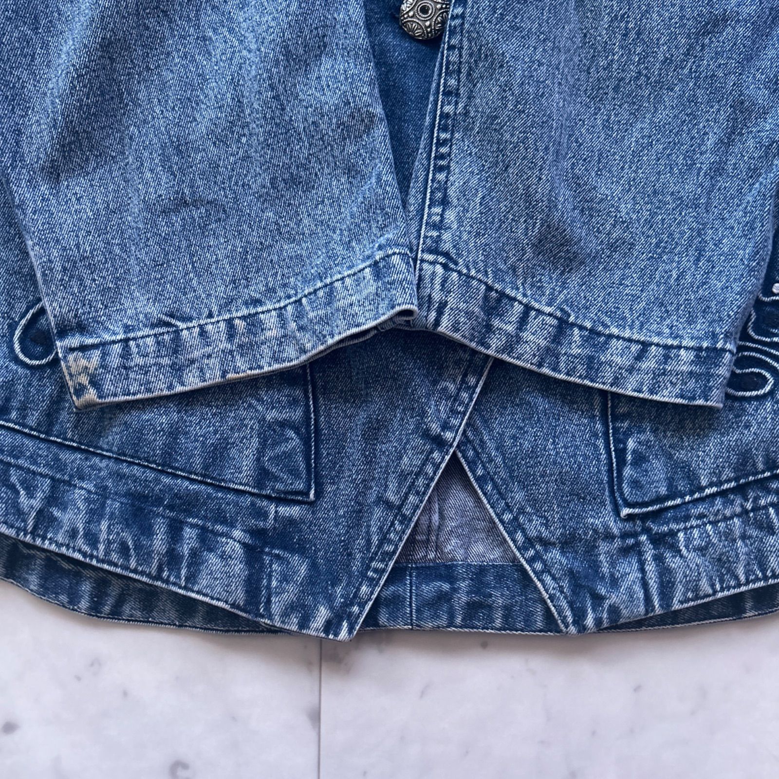 ビッグシルエット シルバーボタン