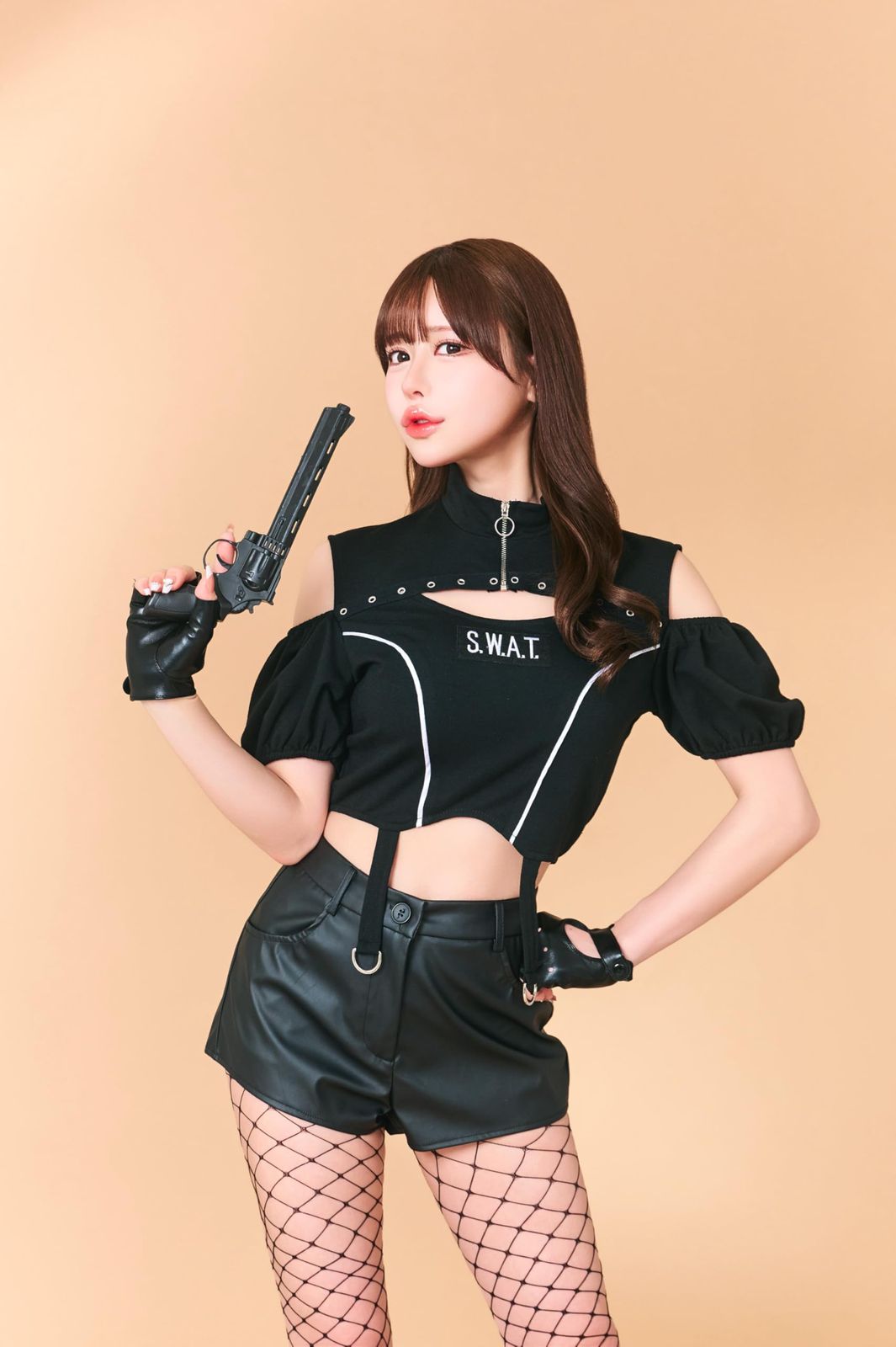 ハロウィンコスチューム クリアストーン swat コスプレ高校生 コスプレ