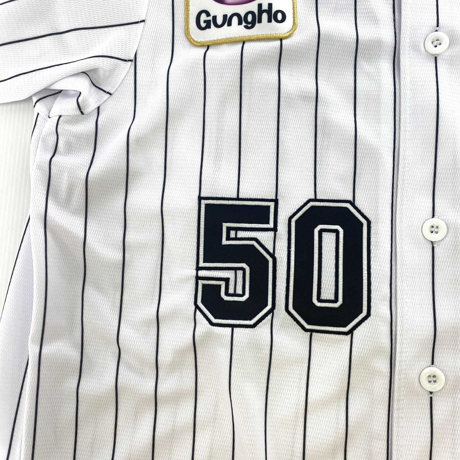 中古品】千葉ロッテマリーンズ 石川慎吾 ユニフォーム Mサイズ タグ