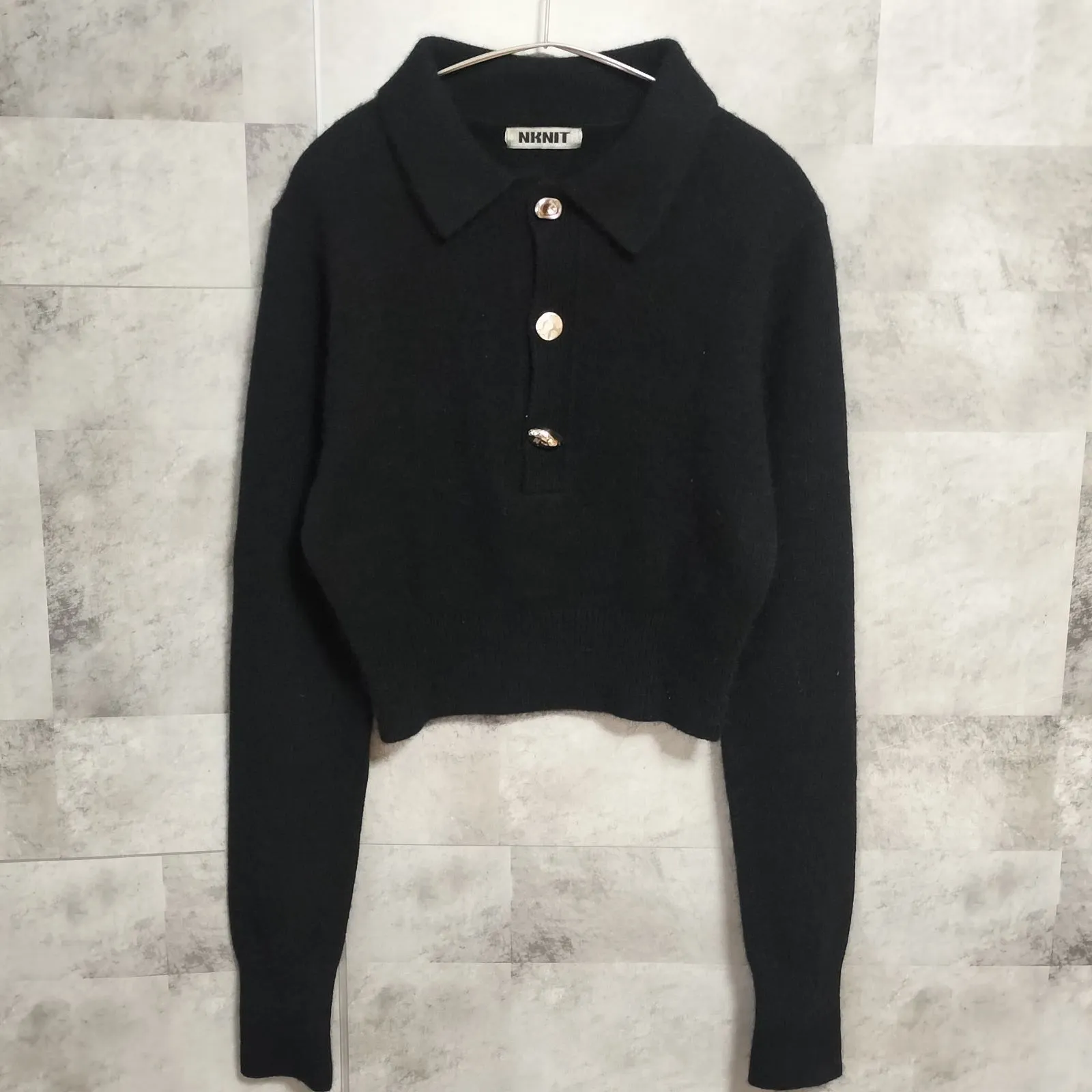 NKNIT 中町綾、せいら着用 raccoon mix skipper KNIT 期間限定値下】NKNIT raccoon mix skipper KNIT 中町綾、せいら着用