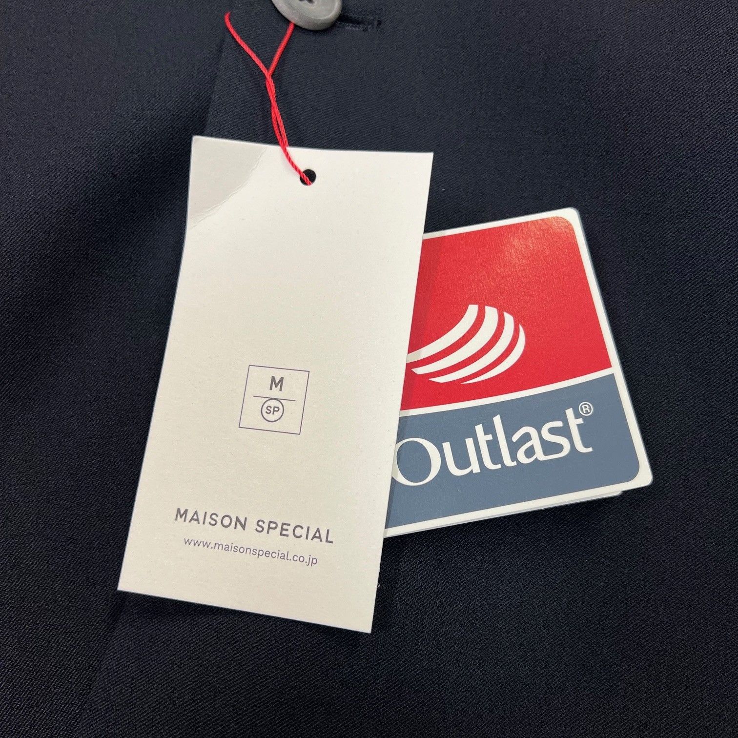 参考上代25300円 未使用品 MAISON SPECIAL OUTLAST Split Raglan Dress 