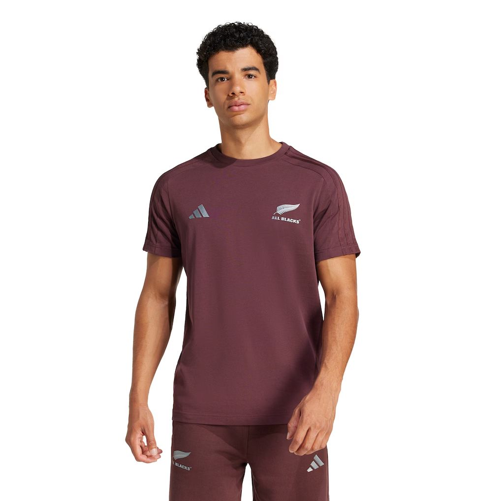 アディダス ラグビー ニュージーランド代表 オールブラックス Tシャツ バーガンディ 公式モデル 日本未発売
