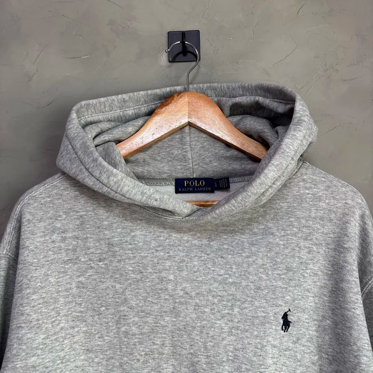 ポロ ラルフローレン フード グレー