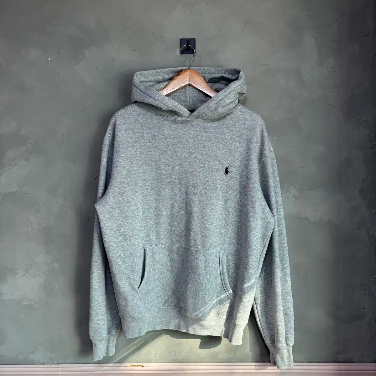 ポロ ラルフローレン フード グレー