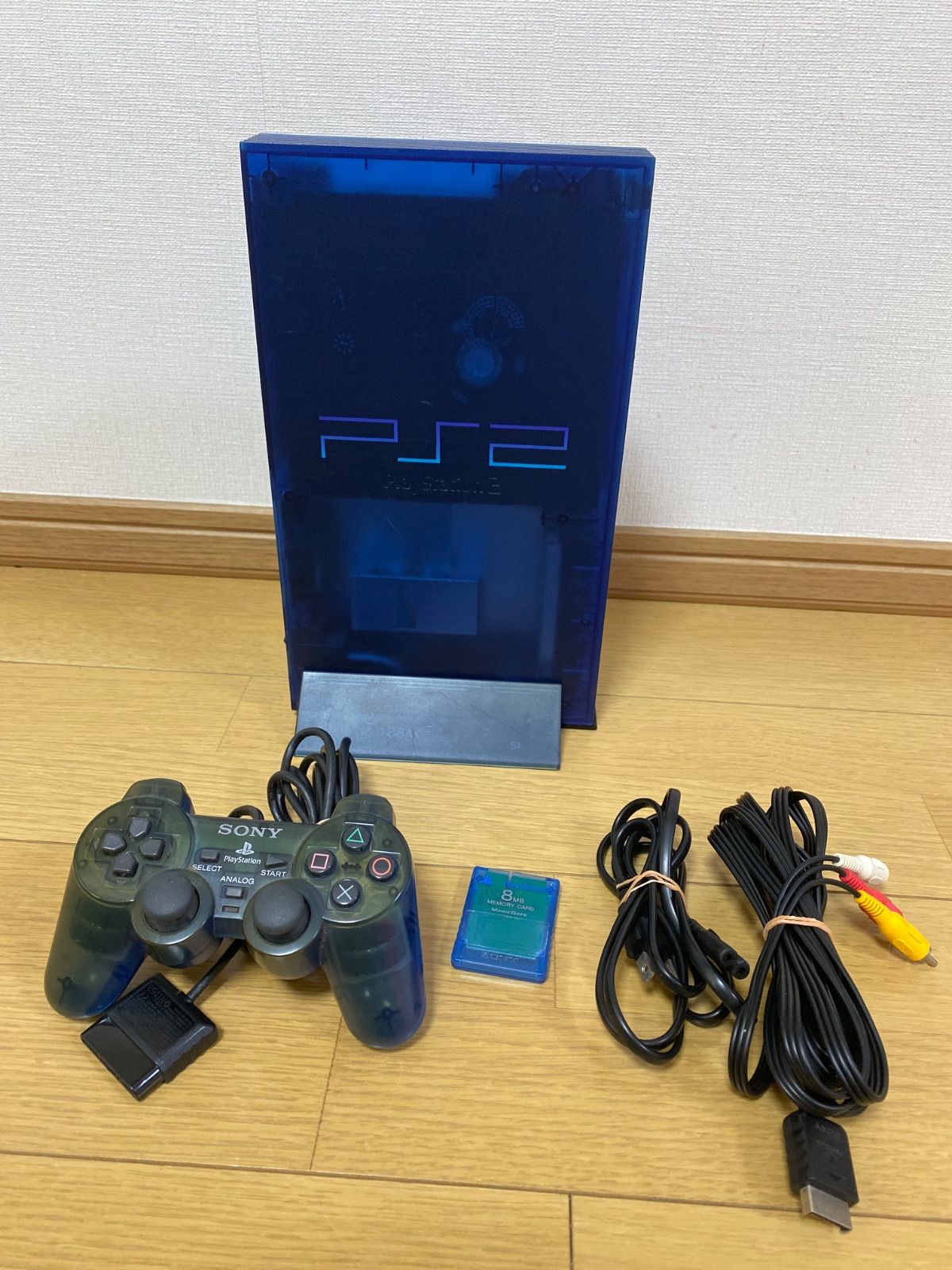 Sony PlayStation 2 オーシャンブルー - メルカリ