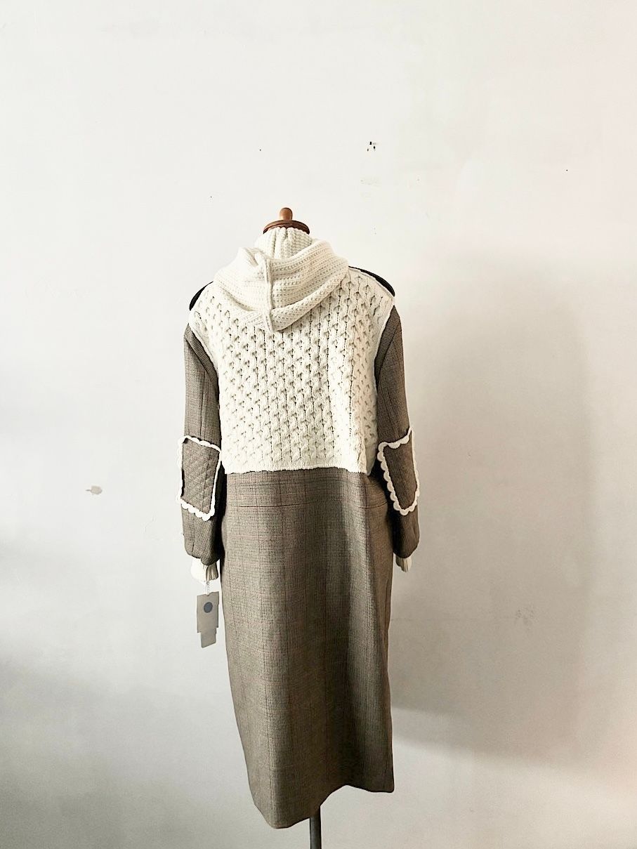 BURBERRY GOLF フリース風ダッフルコート M ネイビー ダッフルフリース