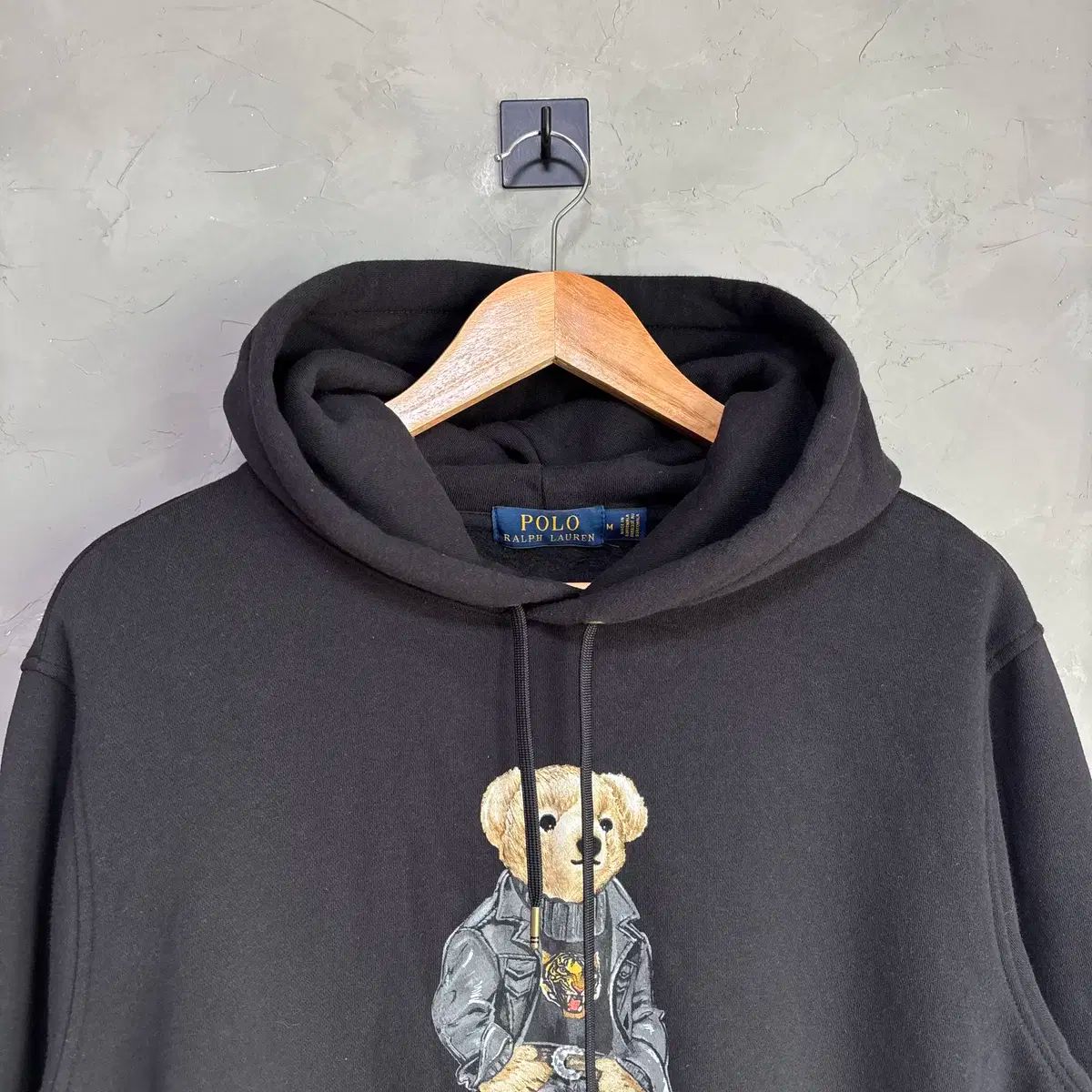 ポロラルフローレン ベア フード 黒