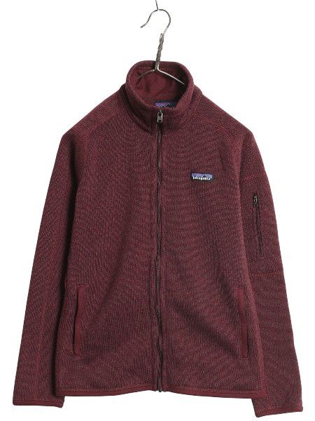 なクーポン配布中! パタゴニア ベターセーター ジャケット レディース S 古着 20年製 アウトドア 裏起毛 フリース セーター フルジップ ブルゾン バーガンディ
