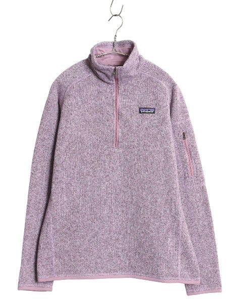 な ! パタゴニア ベターセーター ハーフジップ レディース L 程 古着 アウトドア 裏起毛 フリース セーター プルオーバー ジャケット ブルゾン