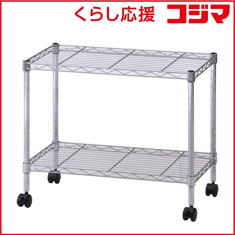 新品 未開封 】 不二貿易 メタルTVラック2段 MTV-2CR 91783 未使用 