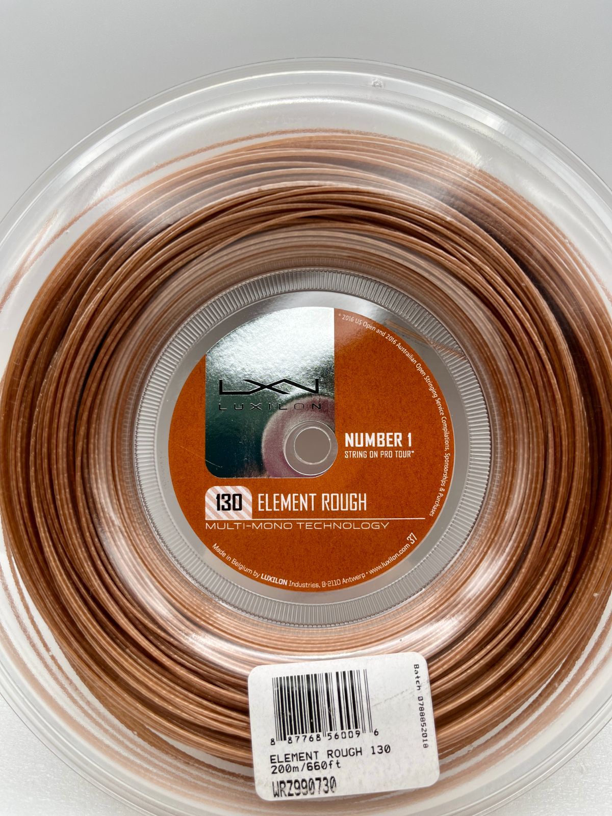 CC Luxilon ELEMENT Rough 130 REEL 200m エレメント130 WRZ990730 ブラウン LLC-HASEGAWATOSO_COM