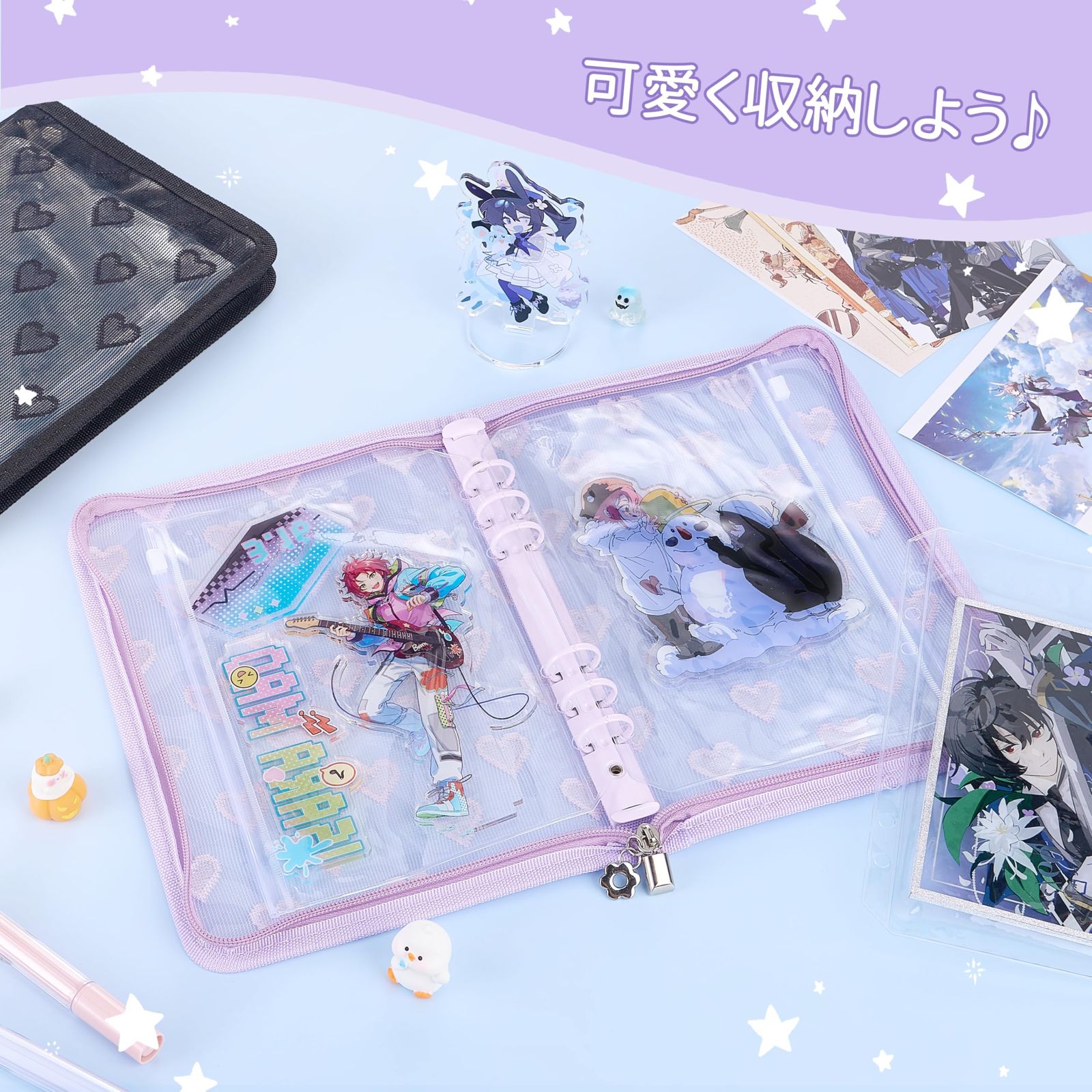 新品 アクスタケース アクスタ収納ファイル アクリルスタンド