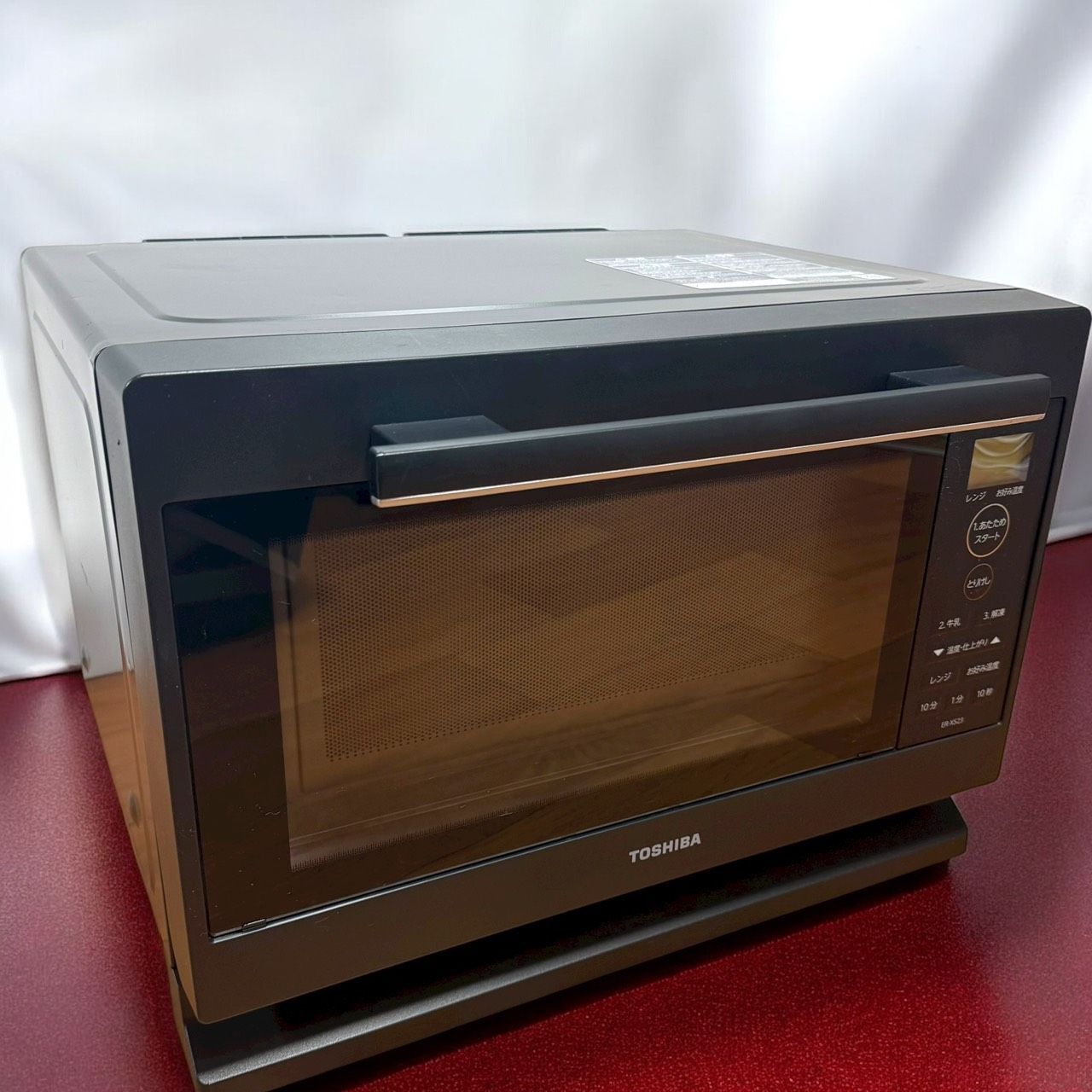 製 TOSHIBA 東芝 ER-XS 23 K ブラック 単機能 電子レンジ L フラットテーブル ワンタッチあたため 高精度赤外線センサー 新生活 一人暮らし 二人暮らし ファミリー