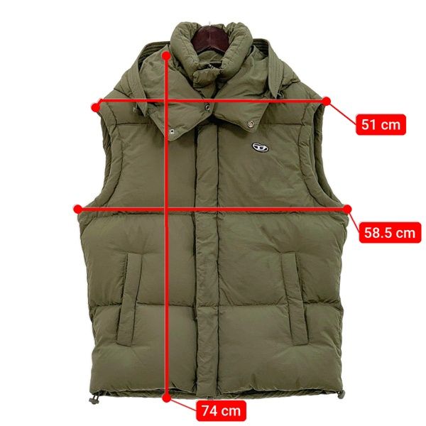 DIESEL ディーゼル ダウンベスト ブルゾン ジャケット W-ROLFYS-SL