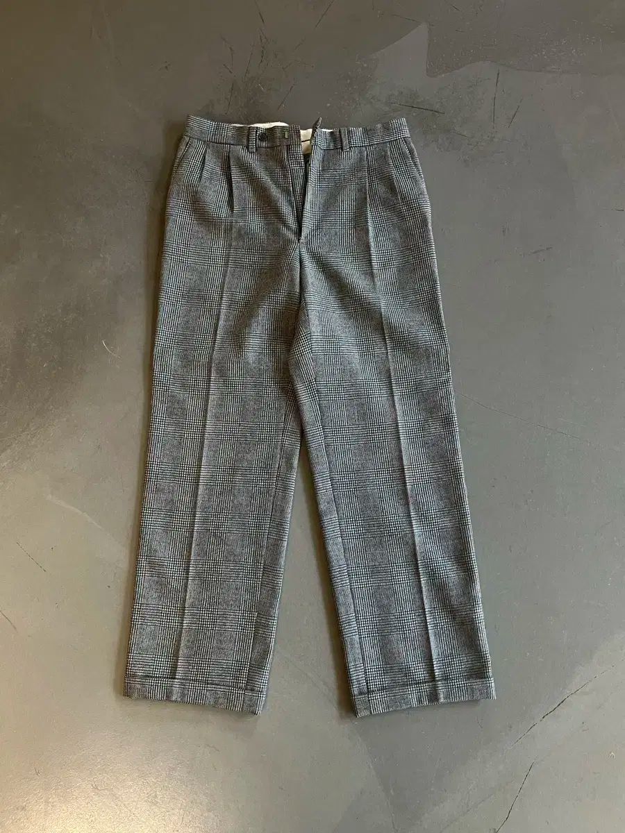ヴィンテージ CHECK パータン ウールパンツ 30 31