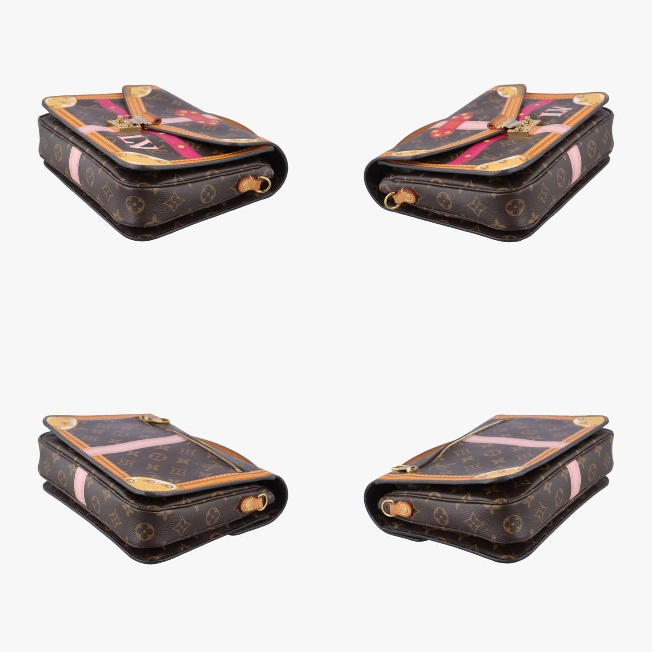 ルイヴィトンLouis Vuittonサマートランク ポシェット メティス モノグラム ブラウン系×マルチ モノグラムキャンバス M43628 DR2158 ICチップ DECORATOM_COM_BR