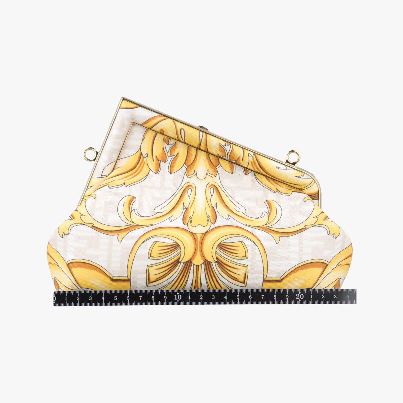 フェンディFendiファースト スモールホワイト×イエローキャンバス8BP1298BP129-AJQC-228-10429