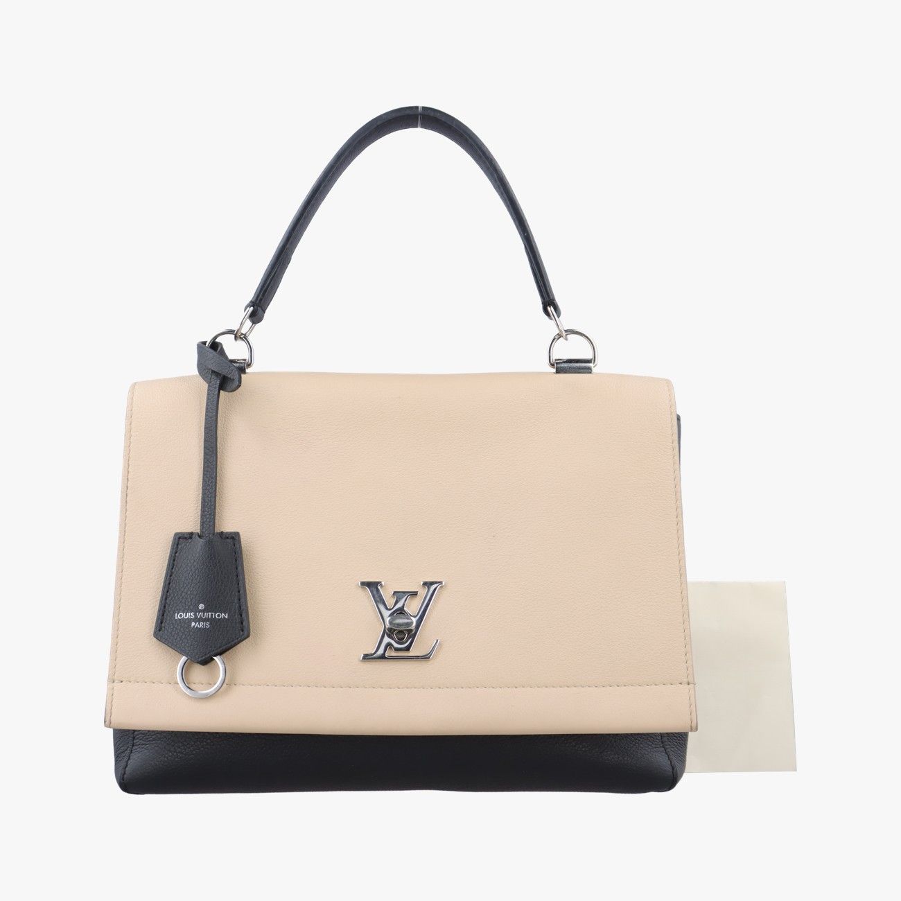 ルイヴィトンLouis VuittonロックミーII ベージュ×ブラック トリヨンレザー M50252 FL4136