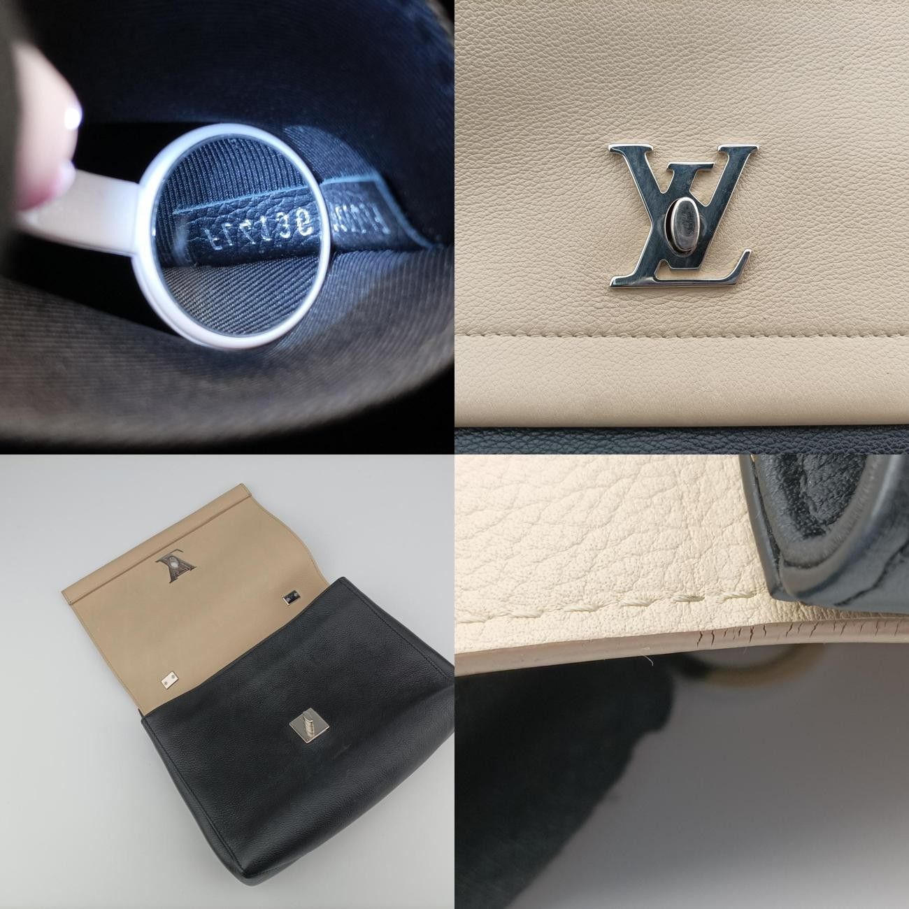 ベージュ×ブラック