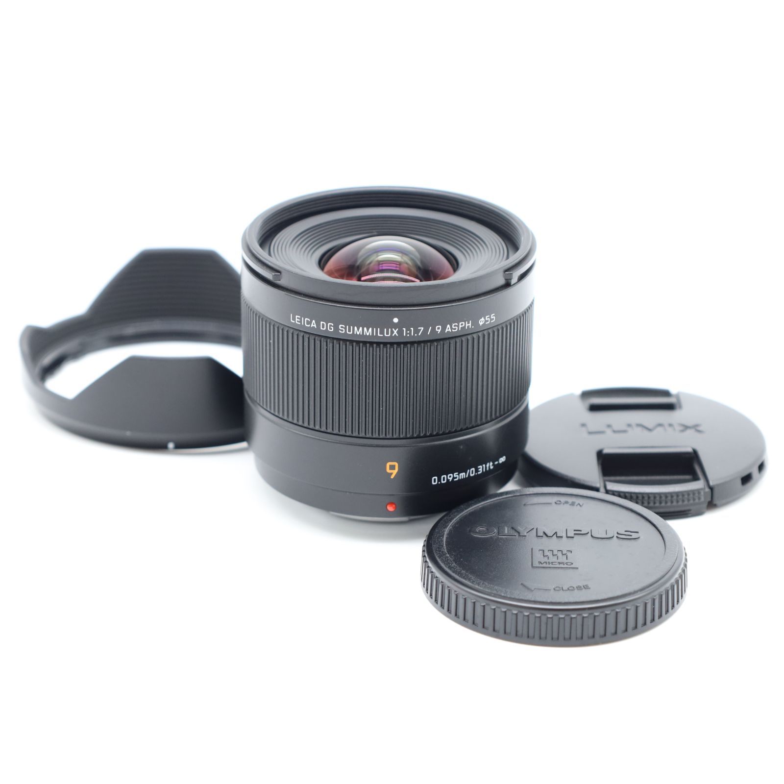 ☆美品☆ PANASONIC パナソニック LEICA DG SUMMILUX 9mm/F1.7 ASPH  