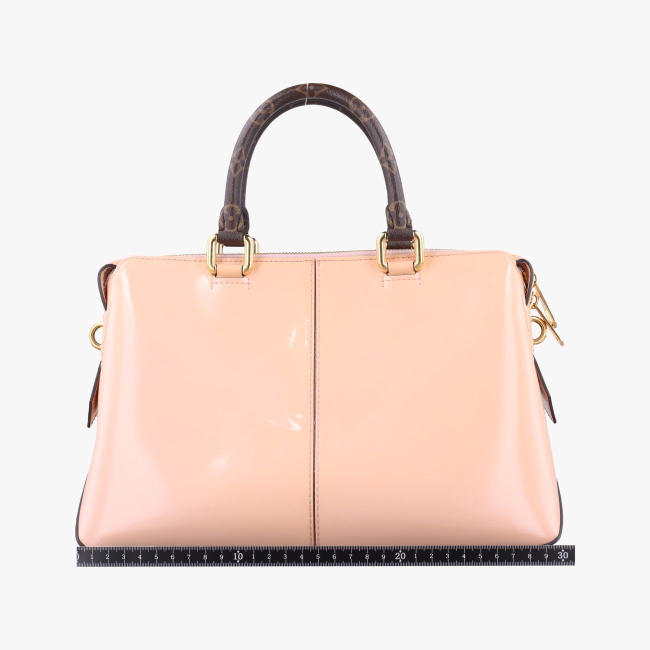 ルイヴィトンLouis Vuittonトートミロワール ローズバレリーヌ ヴェルニ M54639 SN1147