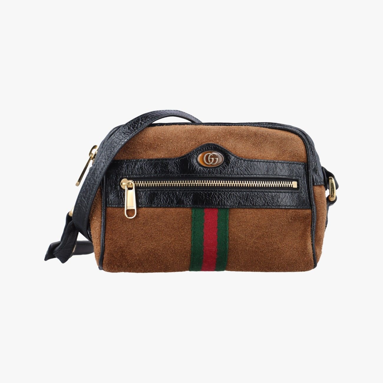 グッチGucciオフィディア ブラウン×ブラック×レッド×グリーン スエード 573321